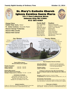 St. Mary`s Catholic Church Iglesia Cat&oacute;lica Santa Mar&iacute;a