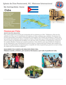 Cuba - Dpto. Misiones Internacional