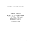 directorio para el ministerio y la vida de los presbíteros