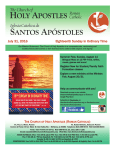 holy apostles santos apóstoles