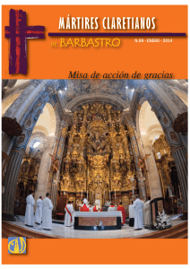 Boletin enero 14_Maquetación 1 - Mártires Claretianos de Barbastro