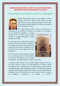 MARINO BLANES GINER, EL BEATO AL QUE