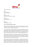 Lea el texto completo de la carta de DIPaz sobre Colombia