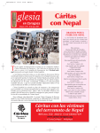 Cáritas con Nepal - Colegio Santa María Reina
