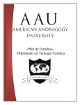 Diplomado en Teología Católica - American Andragogy University