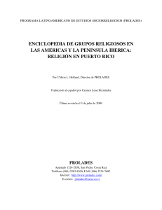 ENCICLOPEDIA DE GRUPOS RELIGIOSOS EN LAS