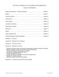 POLÍTICAS Y NORMAS DE LOS DOCUMENTOS