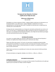 Parroquia de San Eduardo el Confesor Capilla de San Felipe de