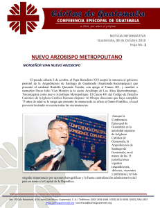 NUEVO ARZOBISPO METROPOLITANO