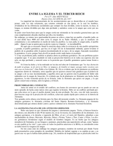 entre la iglesia y el tercer reich