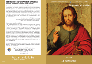 La Eucaristía e - Knights of Columbus