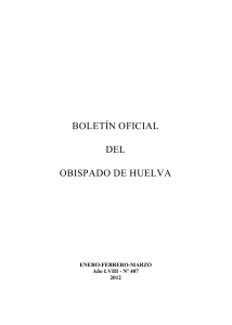 Boletín Oficial del Obispado de Huelva, 407