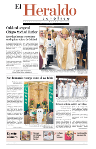 Oakland acoge al Obispo Michael Barber