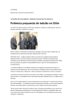 Polémica propuesta de indulto en Chile