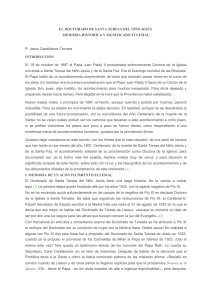 Télécharger le fichier PDF "EL DOCTORADO DE SANTA TERESA