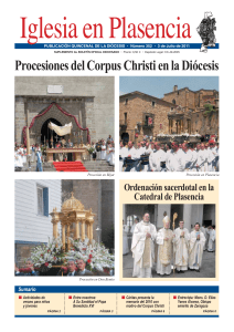 Procesiones del Corpus Christi en la Diócesis