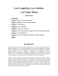 Los Evangélicos, Los Católicos y la Virgen María