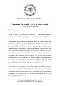 A los hermanos sacerdotes y seminaristas, a los religiosos y a los