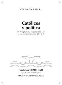 Católicos y política - fundación GRATIS DATE