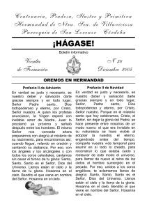 Centenaria, Piadosa, Ilustre y Primitiva