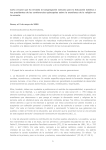 Carta circular que ha enviado la Congregación vaticana para la