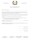 Sponsor Eligibility Form