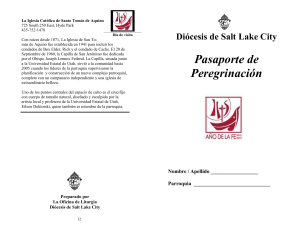 Diócesis de Salt Lake City Pasaporte de Peregrinación