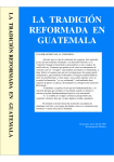 LA TRADICIÓN REFORMADA EN GUATEMALA
