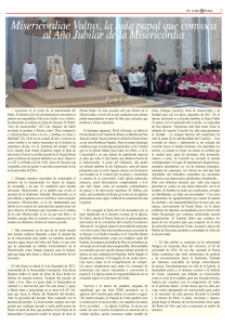 Misericordiae Vultus, la bula papal que convoca al Año