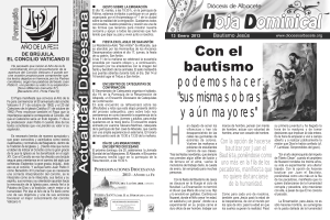 Con el bautismo podemos hacer "sus mismas obras y aún mayores"