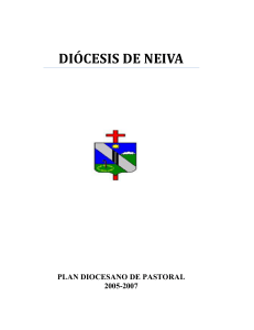 Plan Pastoral - diócesis de neiva