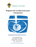 Registro de Certificación para Catequistas