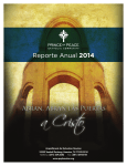 Reporte Anual 2014 - Prince of Peace Catholic Community