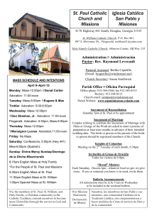 Saint Paul Catholic Church and Missions