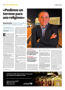 &laquo;Pedimos un terreno para uso religioso&raquo;