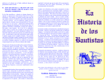 FOLLETO-La Historia De Los Bautistas