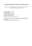 Programa Procesiones Semana Santa Albacete 2014