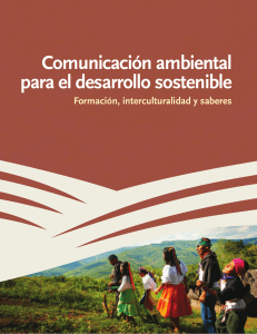 Comunicación ambiental para el desarrollo sostenible