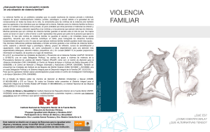 violencia familiar - Instituto Nacional de Psiquiatría