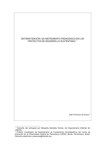 sistematización: un instrumento pedagógico en los proyectos de