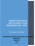 PEI y Plan Estratégico 2015-2019