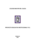 COLEGIO MAYOR DEL CAUCA PROYECTO EDUCATIVO