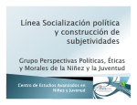 Linea socializacion politica. Jun 2014