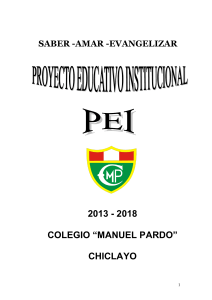 2013 - 2018 COLEGIO “MANUEL PARDO” CHICLAYO