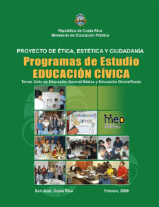 Programas de estudios de Educación Cívica