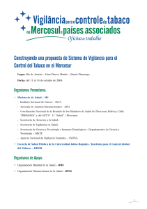 Construyendo una propuesta de Sistema de Vigilancia para el