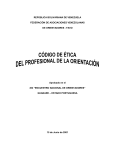CODIGO DE ETICA PDF - Fundamentos de la Orientación II