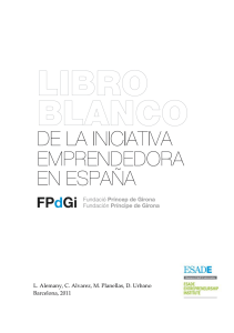 Libro blanco de la iniciativa emprendedora en España