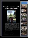 Memoria de Labores 2011 COPADE HONDURAS:
