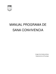 Manual Sana Convivencia - Colegio San Nicolás de Myra